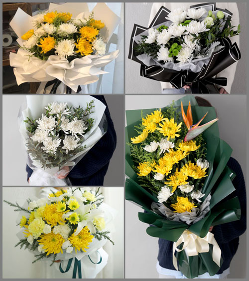 河北邯郸曲周县第四疃镇白事花束代送